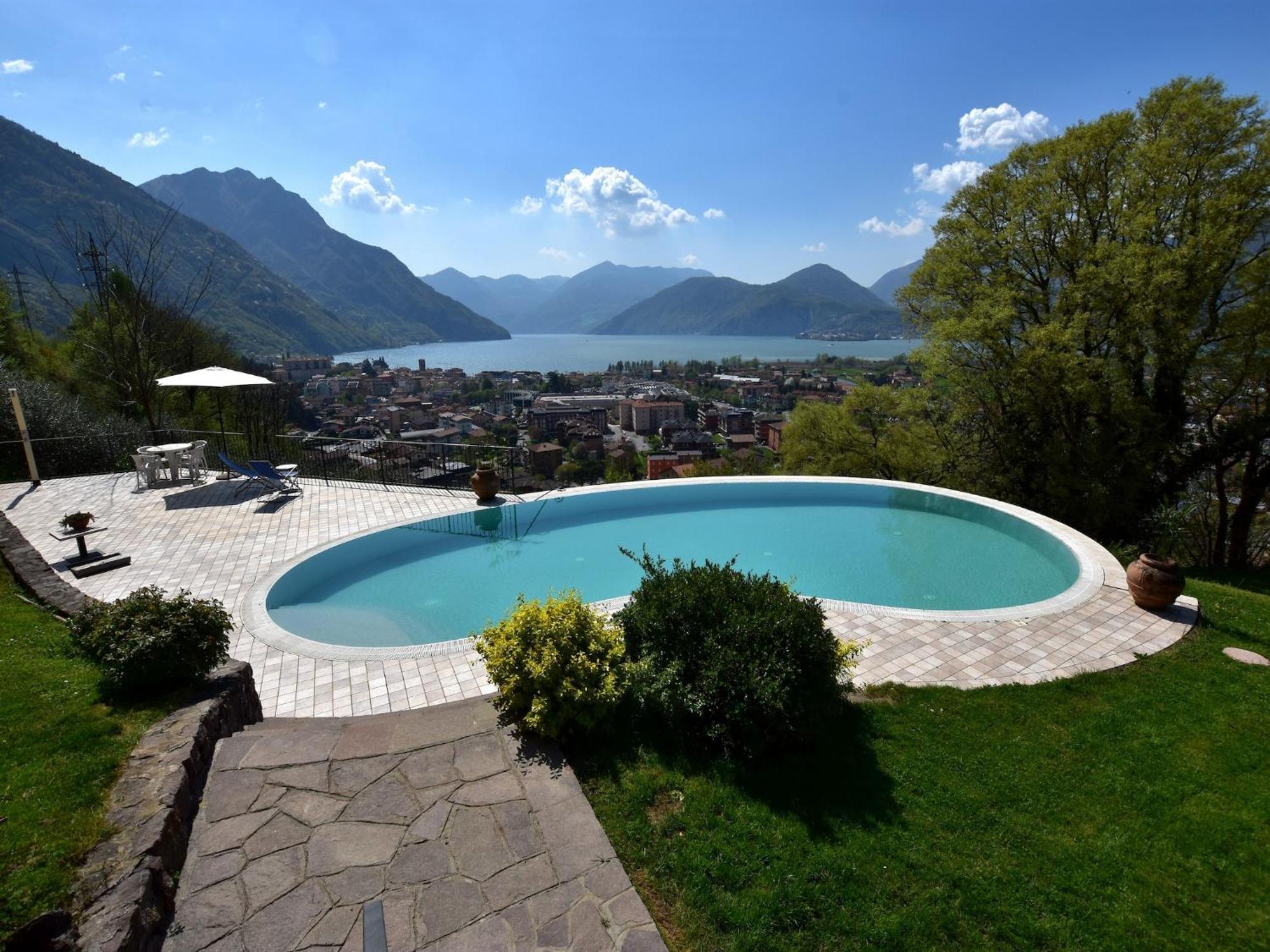 Villa In Pisogne With Pool Garden And Lake View Dış mekan fotoğraf