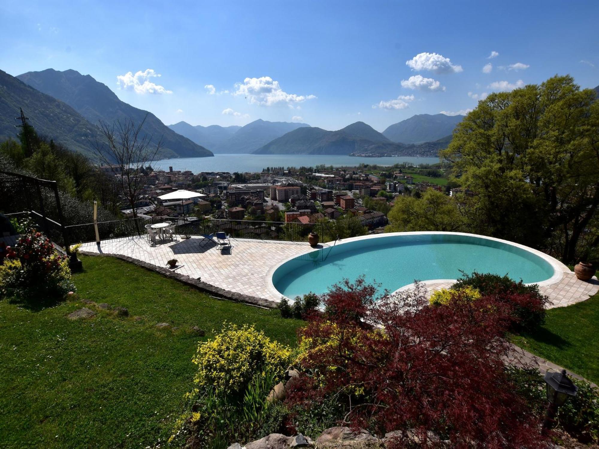 Villa In Pisogne With Pool Garden And Lake View Dış mekan fotoğraf