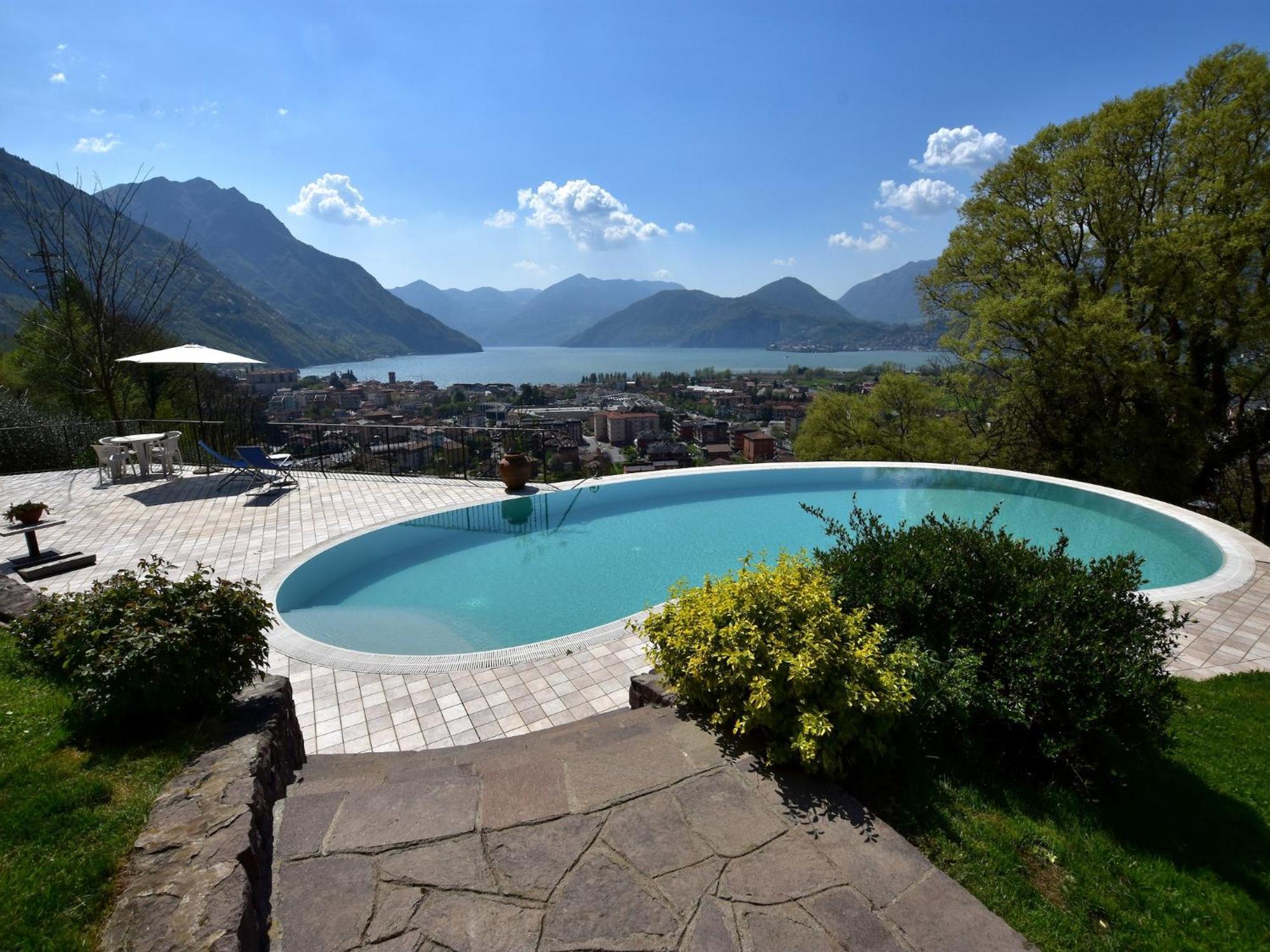 Villa In Pisogne With Pool Garden And Lake View Dış mekan fotoğraf